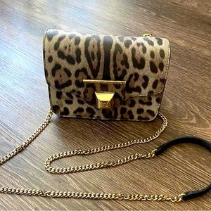 Furla Angel Leopard-Print Mini Shoulder Bag